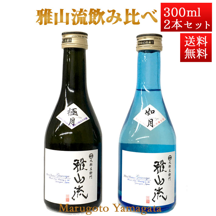 日本酒 飲み比べセット 雅山流 300ml x 2本 送料無