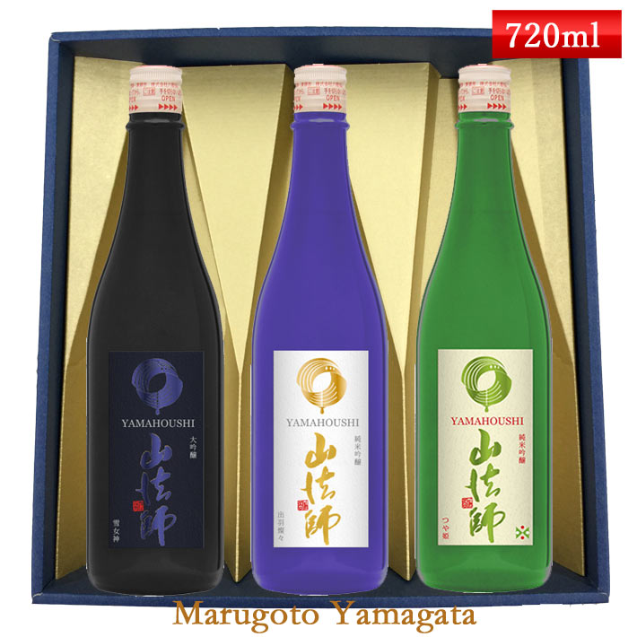 日本酒 飲み比べ セット 山法師 六歌仙 720ml×3本セ