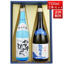 日本酒 飲み比べセット 銀嶺月山 純米吟醸 雪中熟成 と 大吟醸 青ラベル 720ml x 2本 化粧箱入セット 山形 地酒 月山酒造 寒河江市