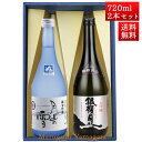 日本酒 飲み比べセット 銀嶺月山 純米吟醸 月山の雪 と 大吟醸 720ml x 2本 化粧箱入セット 山形 地酒 月山酒造 寒河江市