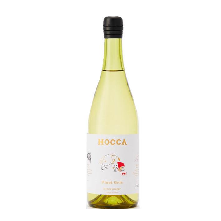 白ワイン ホッカワイナリー HOCCA ピノグリ 720ml 化粧箱なし GI山形 GI YAMAGATA 山形ワイン 奥羽自慢 山形県鶴岡市