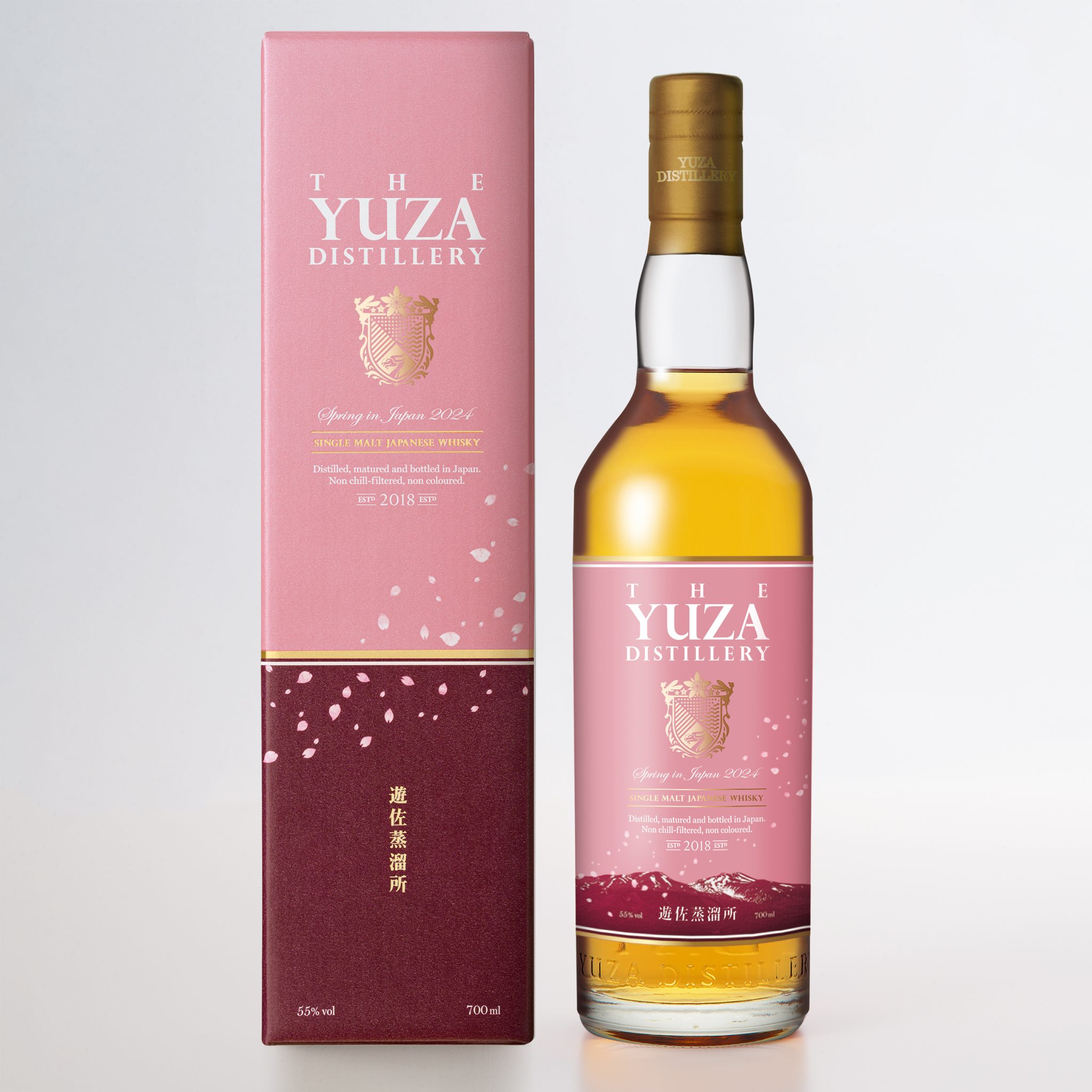 YUZA Spring in Japan 2024 シングルモルト ジャパニーズ ウイスキー 700ml 金龍 山形 遊佐蒸留所