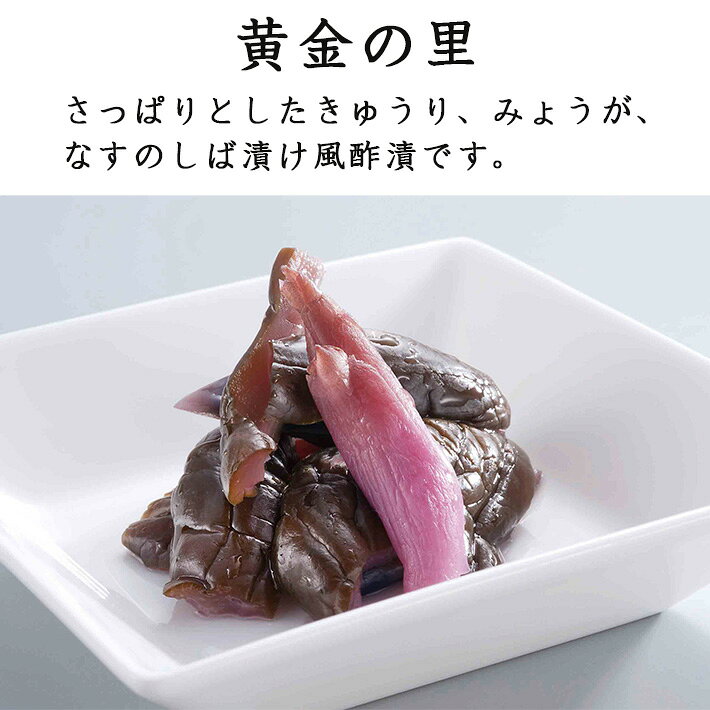 敬老の日ギフト 漬物5種詰合せセット 本長 山形県鶴岡市 粕漬瓜 民田なす辛子漬 おかけちゃん 庄内福神漬 黄金の里 yamagatamaru-10009682 まるごと山形 サンプル画像2