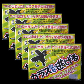 カラスよけ カラス対策 グッズ カラスなぜ逃げる? 標準タイプ5個セット 撃退率95％以上 カラス撃退 ベランダ 鳥よけグッズ 鳥よけ カラスよけ ベランダ カラス 烏 からす 忌避 車 烏 糞 よけ 撃退グッズ ゴミ置き場 鳥よけ 電線 ベランダ ボックス カラス被害 送料無料