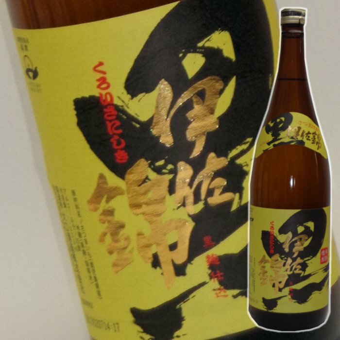 伊佐錦 黒 (1800ml)★25度 焼酎 芋 プレゼント 芋焼酎 父の日 ギフト 小中 人気ランキング 芋いも いも 人気 おすすめ お祝い こだわり とろとろ いも焼酎 イモ