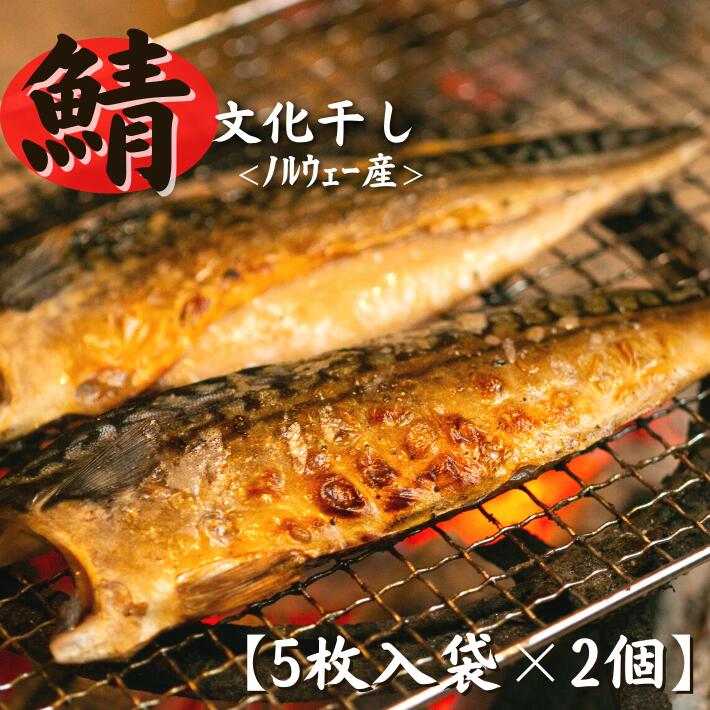 【無添加・高品質・大容量】ノルウェー産さば【5枚袋×2個】 送料無料 鯖 焼き魚 さば 便利な 小分け袋 文化干し 干物 塩さば さば サバ 鯖 冷凍 魚 焼き魚 焼魚 さかな おかず メーカー直販 銚子 飯田商店 お取り寄せグルメ［文化(5枚×2)］