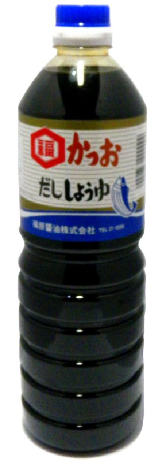 【山口県】【周南市】福原醤油・かつおだし醤油 1000ml