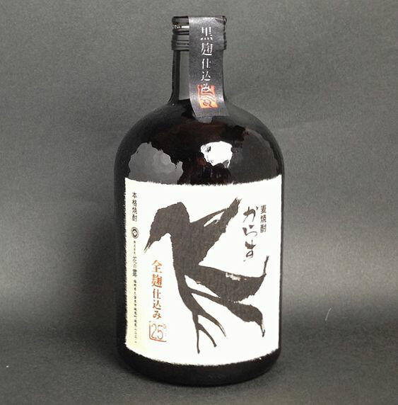 【福岡県】【久留米市城島町】【花の露】【本格麦焼酎】全量麦麹　からす 720ml（箱入）のサムネイル