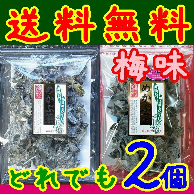 【送料無料】【メール便】【山口県】【周南市】【内富海苔店】どれでも選んで2個　めかぶ茶