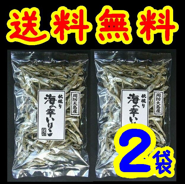 【送料無料】【メール便】【山口県】【周南市福川】【中村商店】山口県周防大島産　無添加・秋採りいりこ100gX2袋