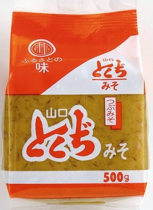 【山口県】【山口市陶】【とくぢ味噌】麦つぶ味噌500g