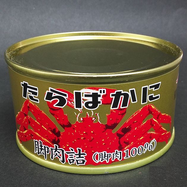 【かに缶詰】たらばかに 棒肉詰120g【6缶】【一番脚肉100%】【ストー缶詰】【北海道函館市】【タラバガニ】【かに缶詰】【取り寄せ】