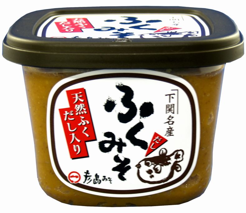 【山口県】【下関市彦島】【彦島みそ】【下関ブランド認定品】天然ふぐだし入り味噌 500g【産地直送】