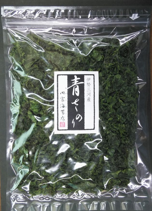 【送料無料】【令和3年度産】伊勢三河産徳用あおさのり80g【内富海苔店】【メール便】