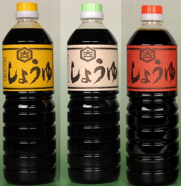 【大仲屋本店】3種類セット（濃口、さしみ、淡口）各【島根県津和野町】