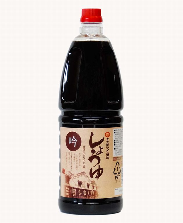 【山口県】【萩市吉田町】【ミヨシノ醤油】吟（ぎん）1800ml【産地直送】