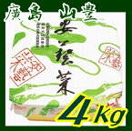 【10月下旬から発送予定】【送料無料】広島菜漬け安藝菜樽詰4kg 【山豊】【広島県】【広島市安佐南区】※別途送料、東北500円、北海道1000円・沖縄、離島不可※