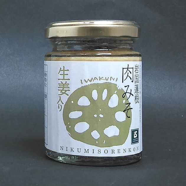 【山口県】【岩国市三笠町】【池本食品】岩国蓮根肉みそ生姜味120g 1