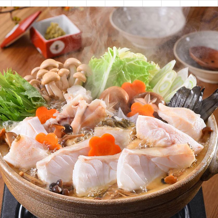 山口【送料無料】『下関の天然クエ鍋セット 2人前』(くえ)