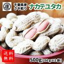 新豆!令和6年産!ナカテユタカ500g【送料無料!(北海道、九州、沖縄、その他離島を除く)】千葉県産落花生ナカテユタカ500g(250g×2袋)国産 落花生 ピ...