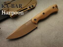 ケーバー BK18 ベッカー ハープーン シースナイフ KA-BAR BK18 Becker Harpoon fixed Knife BKR18