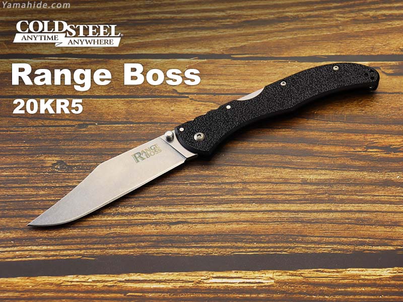 コールドスチール CS-20KR5 レンジボス ブラック 折り畳みナイフ COLD STEEL Range Boss folding knife