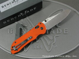 BENCHMADE/ベンチメイド#915-ORGトリアージシルバー直刃/オレンジハンドル2