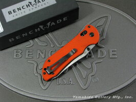 BENCHMADE/ベンチメイド#915-ORGトリアージシルバー直刃/オレンジハンドル4