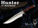 ムエラ HUNTER-17R ハンター 173mm /ローズウッドハンドル ボウイナイフ