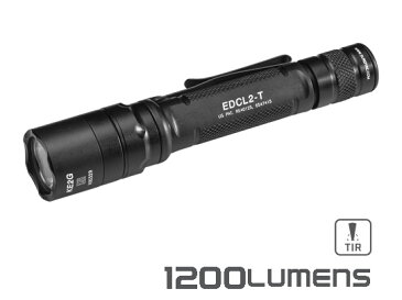 SUREFIRE/シュアファイア EDCL2-T デュアル アウトプット LED フラッシュライト 1200ルーメン