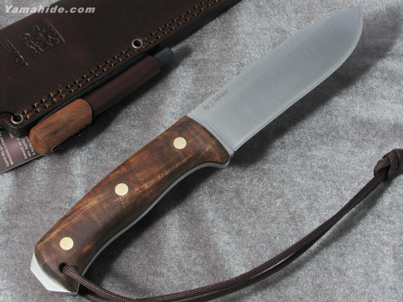 ジョーカー CN125-P ノマド ウォールナット ファイヤースチール付 ブッシュクラフトナイフ,Joker NOMAD BUSHCRAFT KNIFE WALNUT