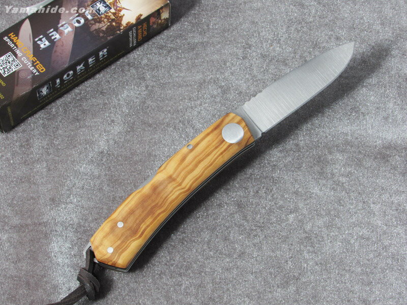 ジョーカー NO132 セラーナ オリーブウッド 折り畳みナイフ、Joker SERRANA OLIVE WOOD FOLDING POCKET KNIFE通販格安セール情報 楽天 通販