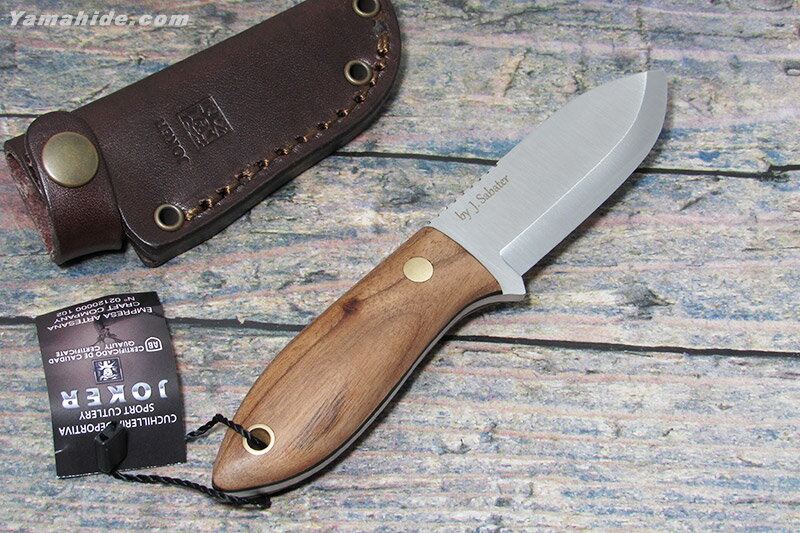ジョーカー CN121 アビスパ ウォールナット ブッシュクラフトナイフ、Joker AVISPA SCANDI BUSHCRAFT KNIFE WALNUT HANDLE通販格安セール情報 楽天 通販