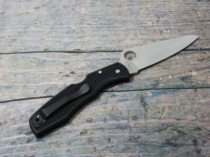 スパイダルコ C91pbk パシフィックソルト 直刃 ブラック Spyderco Pacific Salt Plane Black 世界のナイフショールーム 山秀