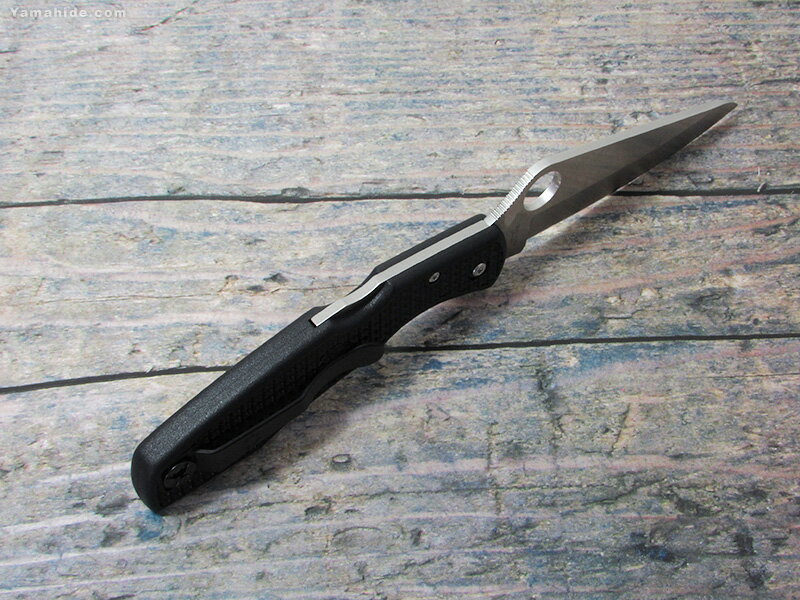 スパイダルコ C91pbk パシフィックソルト 直刃 ブラック Spyderco Pacific Salt Plane Black 世界のナイフショールーム 山秀