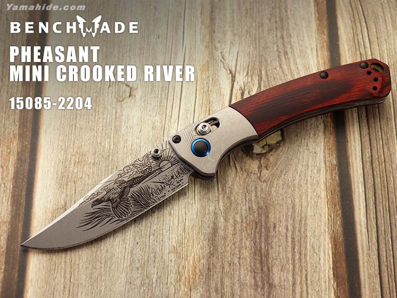 ベンチメイド 15085-2204 ミニ クルックド リバー 彫金 Bnechmade PHEASANT MINI CROOKED RIVER