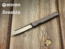 {[J[ vX 01BO368 [V XeX t[bN ܂݃iCt BOKER Plus Zenshin Folding Knife