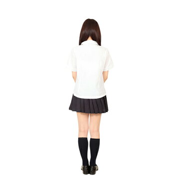 すくーぷ 女子高生 *KA0002NB 女子高生 超ミニスカ制服コスチューム 赤ネクタイ 丸襟 制服 アイドル 女子高生 JK セーラー服 仮装 コスプレ／半袖ブラウス、プリーツスカート、リボンの3点セット ≪ 10000円以上で送料無料！≫