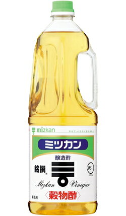 ミツカン 穀物酢 1.8L ペットボトル 原材料名 穀類（小麦、米、コーン）、アルコール、酒かす 内容量 1.8L 保存 常温保存 説明 小麦・酒粕・米・コーンをバランスよくブレンドして醸造した、日本で最もポピュラーな醸造酢。さっぱりとしたさわやかな味が、あらゆる料理によく合います。 注意事項