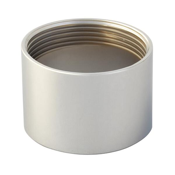 ダイカスト 二重ソケット ニッケル YO-25 25mm~32mm 亜鉛ダイカスト ソケット金具 パイプソケット 丸型..