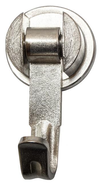 スライドレール用フック ニッケル 真鍮 アルミ レール金具 棚スライド機構 レール 交換部品 取り付け 家具パーツ 建築金物 引出金具 耐食性 取替え 日本製 山口安製作所