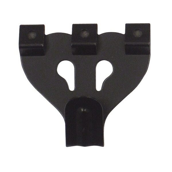 カラー エックスフック 黒 YG-60 中 鉄 ピン付