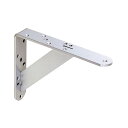 カチット棚受 シルバー YQ-35 大【250×300鉄 ビス付 棚 金具 棚受け 棚受 棚受け金具 ブラケット L字金具 DIYアングル型 木製棚受け 壁付け...