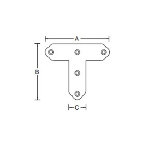 ステンレス T字隅金 YS-3 小 ステンレス(SUS430) シルバー/銀 DIY 補強金物 補強金具 T字アングル 隅金 コーナー金具 T字金具 直角金具 家具用隅金 木材補強金具 接合金具 建築金物 DIY金具　家具補強　隅金L型　強化隅金　棚受け隅金　ハンドメイド金具　直角固定金具