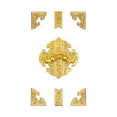 神棚金具 本金 扉金具 八双金物 6枚物 YX-28 3寸〜5寸 金/ゴールド 真鍮 日本製神具金具 神棚扉金具 宮殿金具 御神殿金具 仏壇金具 打掛け金具 祠...