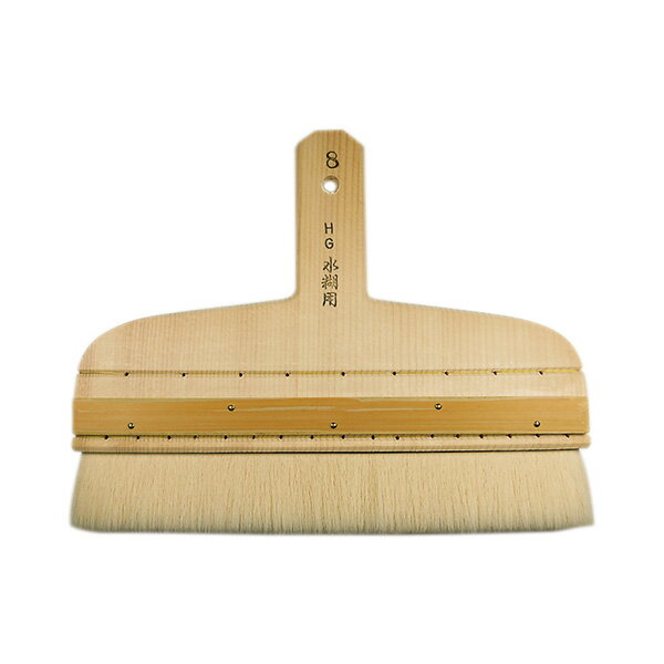 国産ハイグレード刷毛 F-45 7寸 壁紙 襖紙 のり刷毛 糊ばけ 糊ハケ 壁紙刷毛 糊付け刷毛 糊付け用刷毛 糊塗り刷毛 壁紙のり刷毛 障子貼り刷毛 襖貼り刷毛 壁紙施工刷毛 張替え刷毛 のり塗布刷毛　糊塗りブラシ 表装道具糊刷毛 DIY糊刷毛 職人用糊刷毛 モダン刷毛 古風刷毛