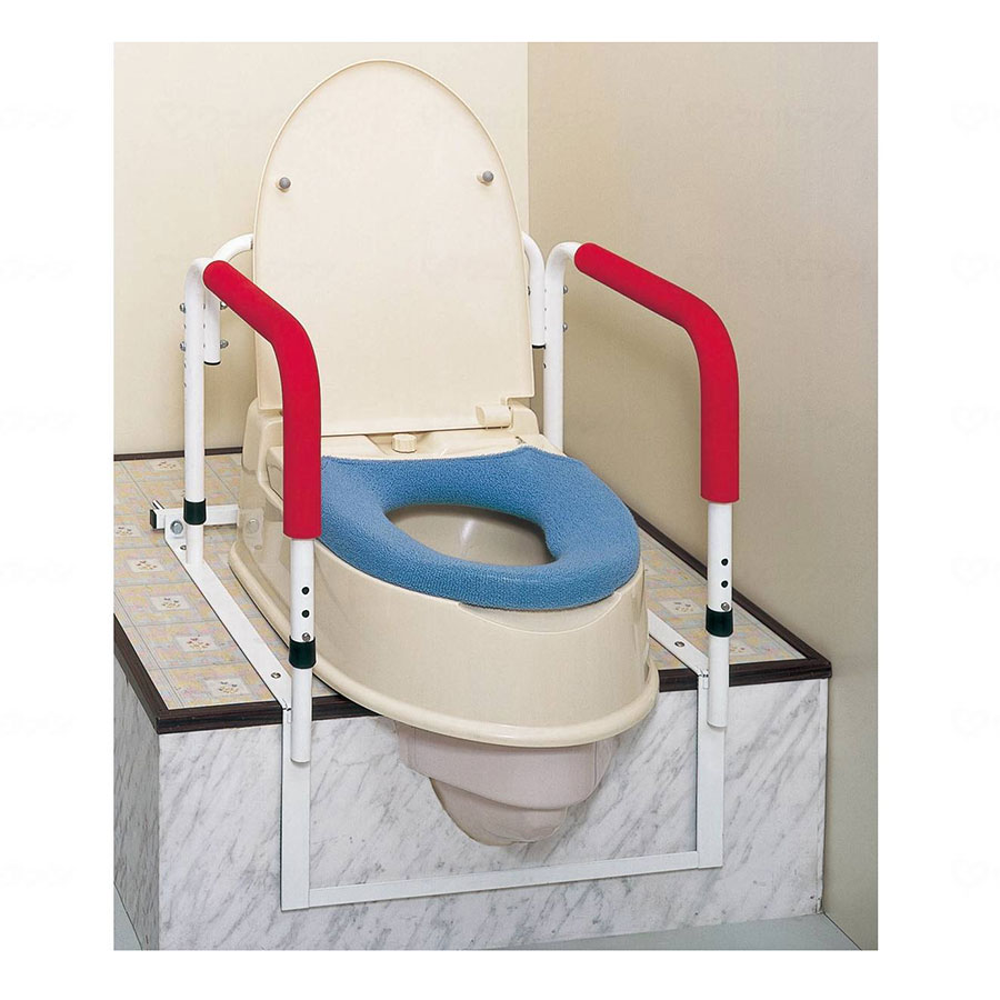 New すわっ手 （和式便器用手すり） 介護 排泄 トイレ 手すり 和式便器 転倒防止