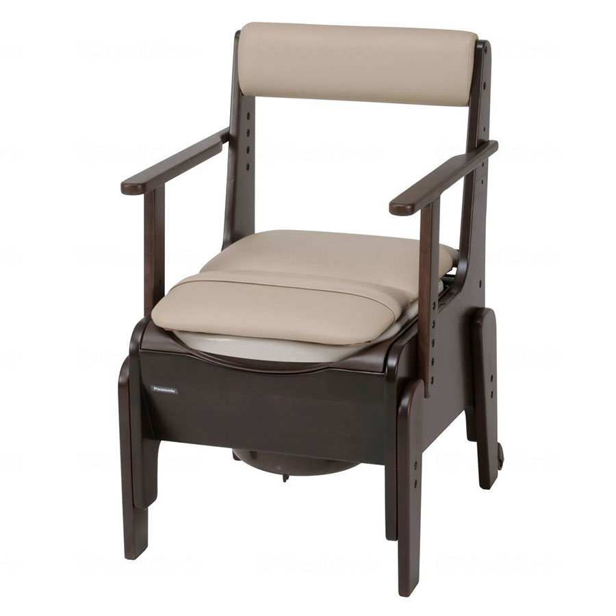 楽天岡松薬局家具調 トイレ 座楽 コンパクト 脱臭ソフト ポータブルトイレ 介護用 医療用 非常用 アウトドア 消臭 汚物 処理