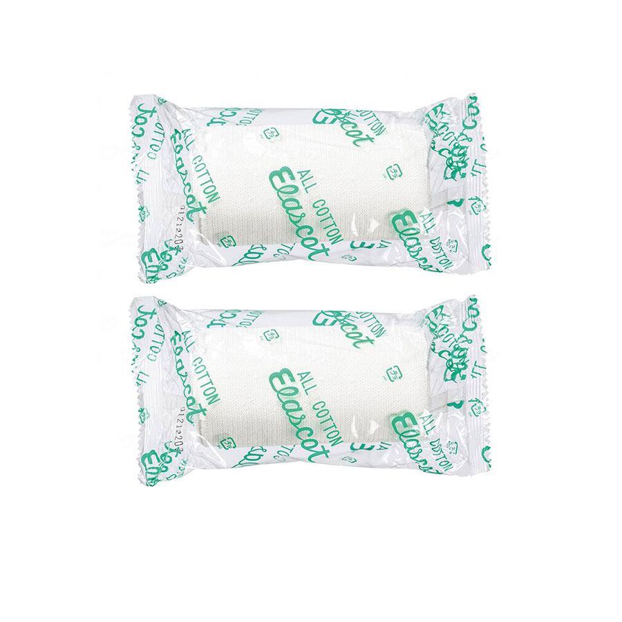 エラスコット （17.5cm×4.5m) (6巻） 7号 ガーゼ ガーゼタオル ガーゼハンカチ 生地 大判 日本製 無地 傷口 怪我 絆創膏