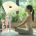 整体院の先生がお勧めするクッション 背筋キープ 約37×40cm 低反発ウレタンチップ ネックセラピー 背筋が伸びる 猫背改善 正しい姿勢 母の日 プレゼント
